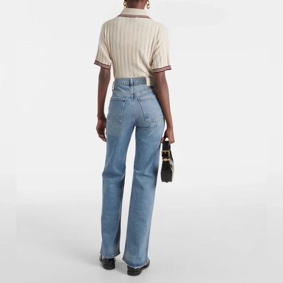 Citizen of Humanity Vidia Wide Leg Bootcut Flare Medium Wash Jeans Size 29 - Picture 2 of 11